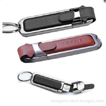 Promotion Leather USB Drive with Company Logo Leather USB 1GB-32GB for Choosing